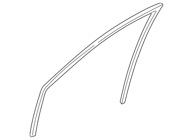 Channel R Glass Run - Passenger Side (RH) - Mazda (B25D-58-605C)