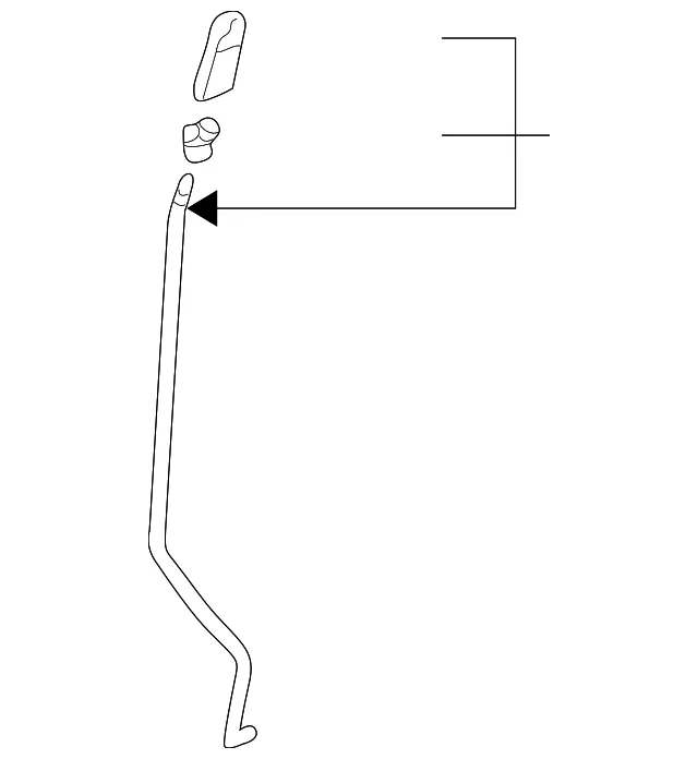 Knob L Door Lock - Driver's Side (LH) - Mazda (B25D-59-390-90)