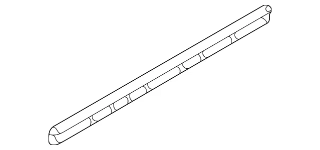 Weatherstrip R Inn - Passenger Side (RH) - Mazda (B25D-72-821)