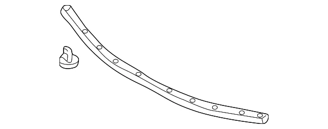 Weatherstrip Bonnet - MAZDA (B25D56770A)