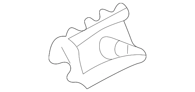 Center Pillar Trim Spacer - Driver's Side (LH) - Mazda (B25E-68-DF2C)