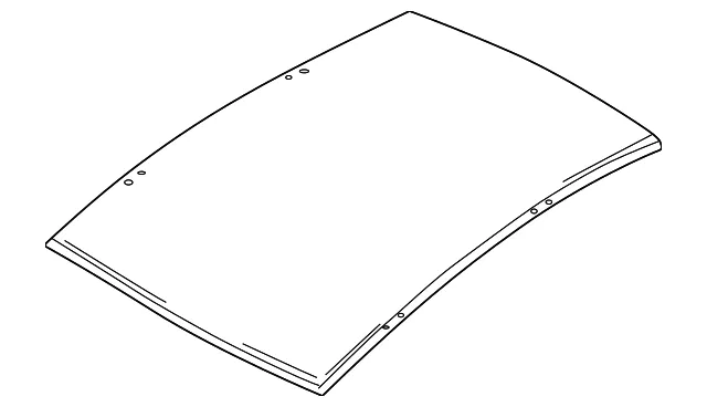 Panel Roof - MAZDA (B2YD70600)