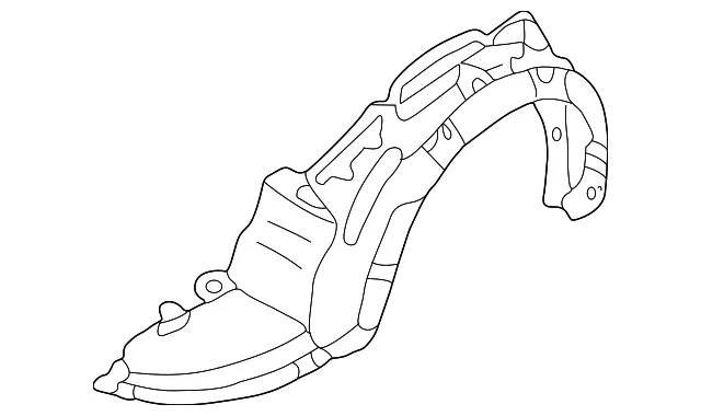 Fender Liner - Passenger Side (RH) - Mazda (B30P-56-130A)