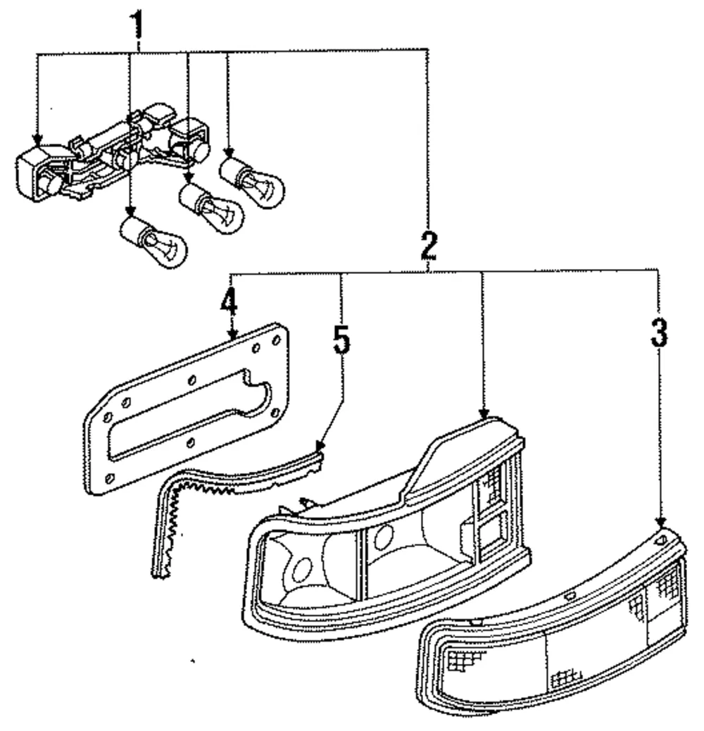 Corner Molding - Driver's Side (LH) - Mazda (B455-51-169)