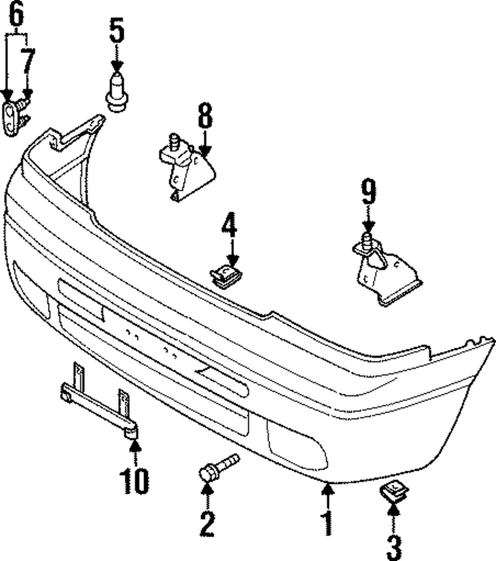 Bumper Slide - MAZDA (B45550027)