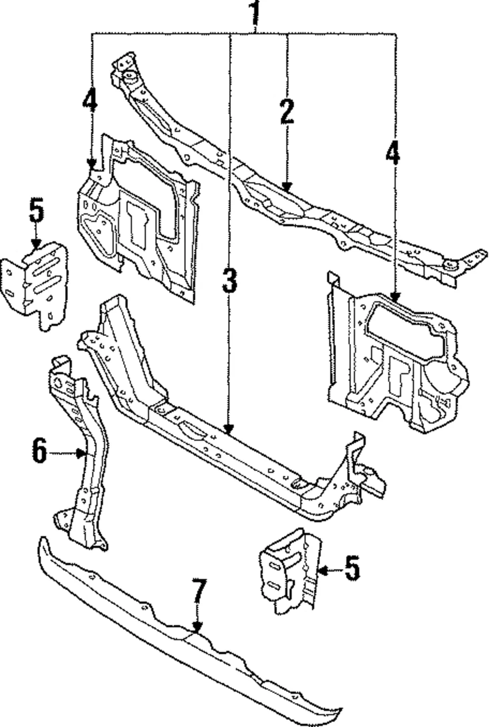 Stay Lock Hood - MAZDA (B4555335YA)