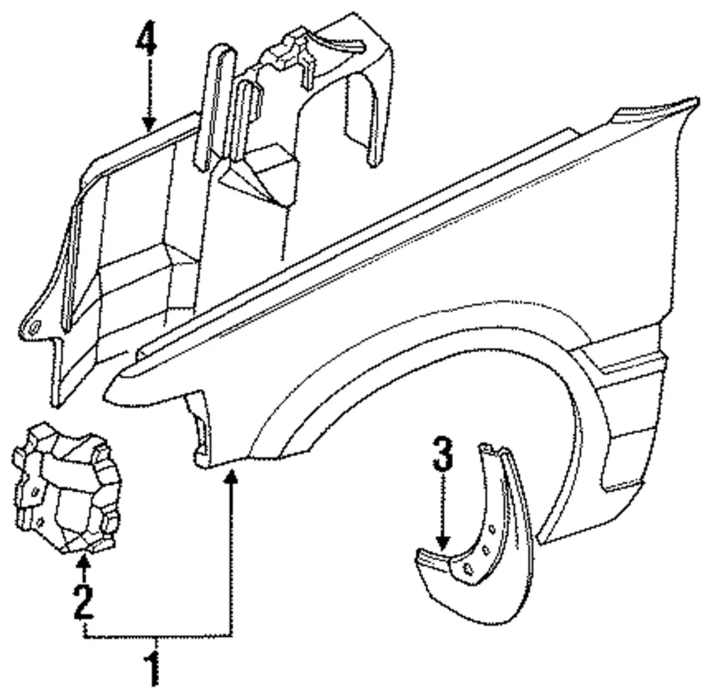 Shield Lt Frt Splash - MAZDA (B45556321B)