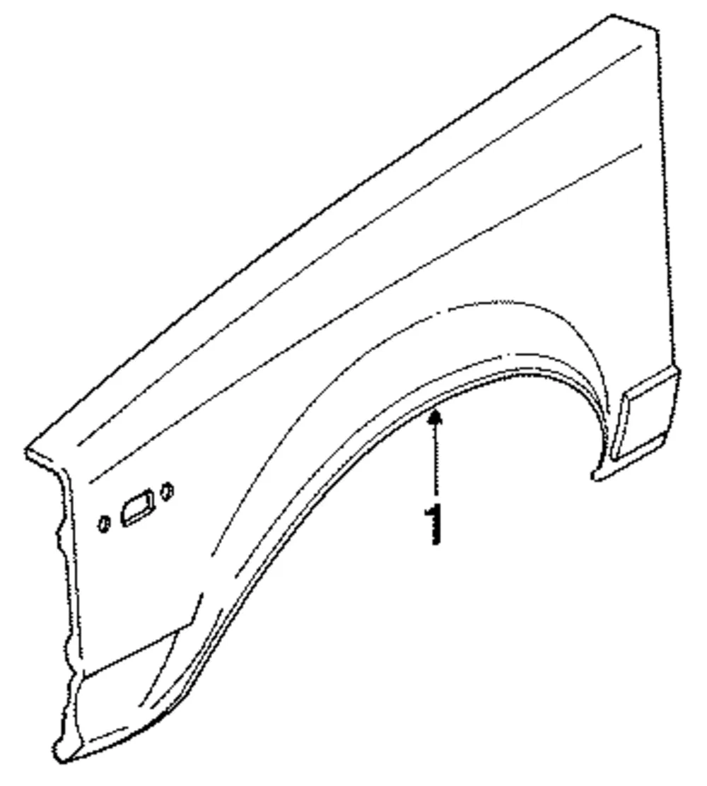 Fender - Passenger Side (RH) - Mazda (BA20-52-111A)