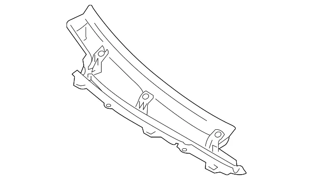 Lower Grille - Passenger Side (RH) - Mazda (BBM4-50-7P0A)