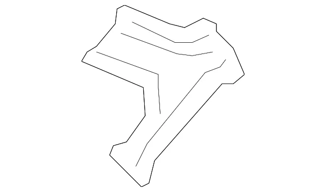 Pillar Reinforced - Passenger Side (RH) - Mazda (BBM4-70-24Z)