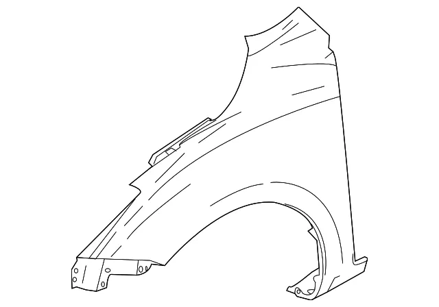 Fender - Driver's Side (LH) - Mazda (BBN6-52-211A)