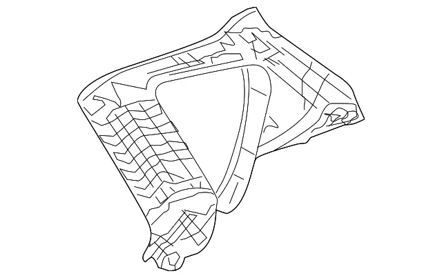 Upper Quarter Trim - Passenger Side (RH) - Mazda (BBN9-68-250B-75)