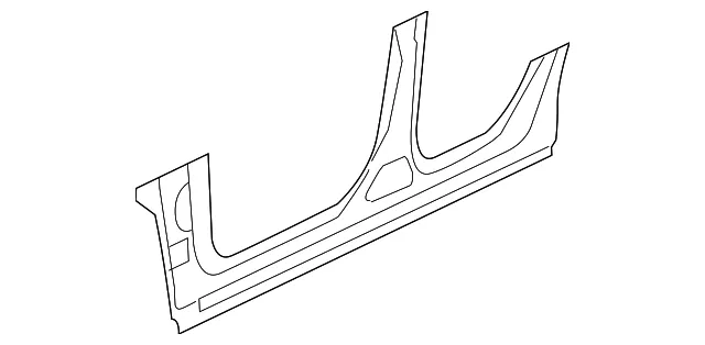 Outer Rocker Panel - Driver's Side (LH) - Mazda (BBY6-71-271)