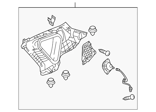 Upper Quarter Trim - Passenger Side (RH) - Mazda (BC1N-68-250D-75)