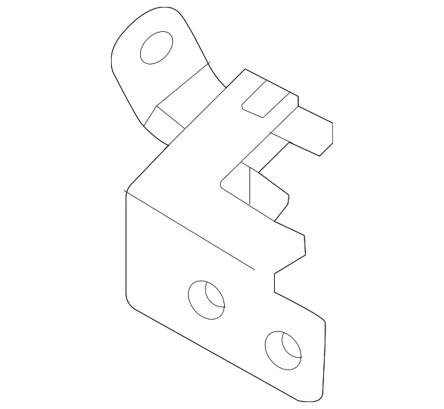 Upper Hinge - Driver's Side (LH) - Mazda (BCJH-59-210)