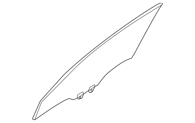 Door Glass - Driver's Side (LH) - Mazda (BCJH-59-510B)