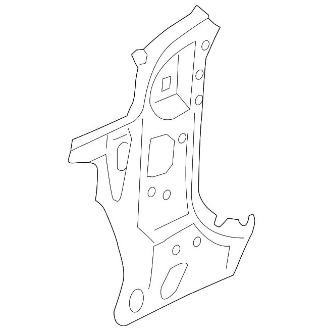 Inner Hinge Pillar - Passenger Side (RH) - Mazda (BCJH-70-230)