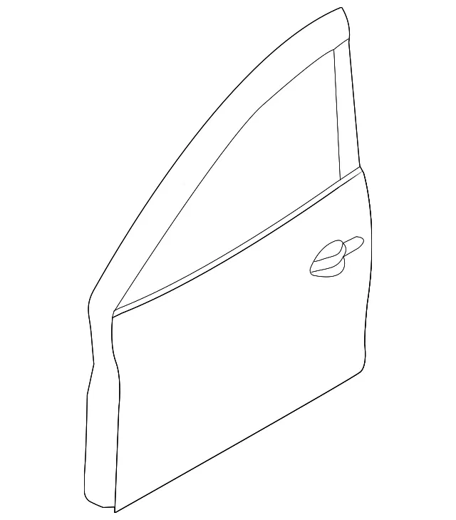 Body (R) Front Door - Mazda (BCY1-58-02XD)