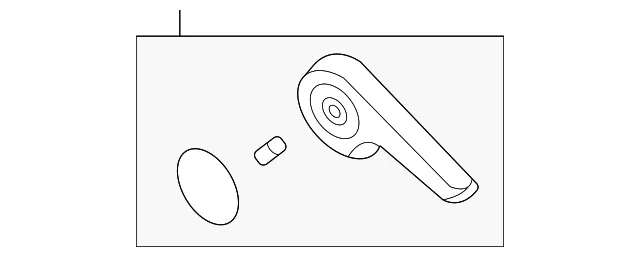 Seat Back Recliner Adjustment Handle - Mazda (BDGF-57-168-39)