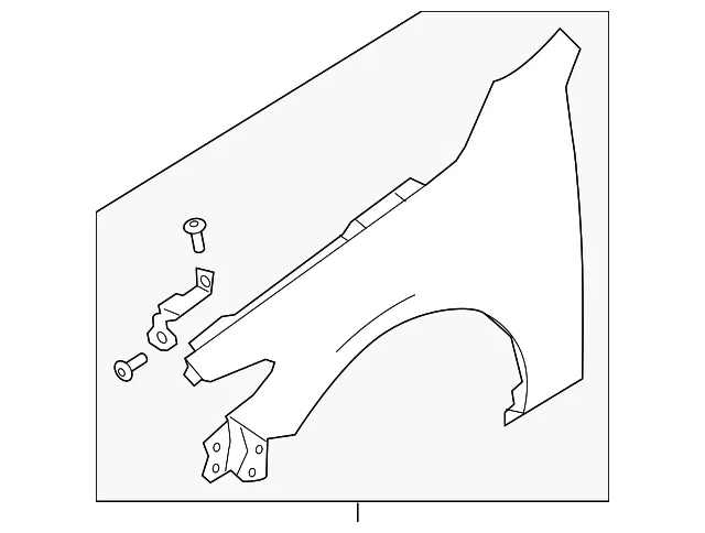 Fender - Passenger Side (RH) - Mazda (BDTS-52-110)