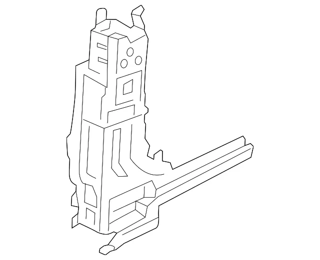 Hinge Pillar Reinforced - Driver's Side (LH) - Mazda (BDTS-71-030)