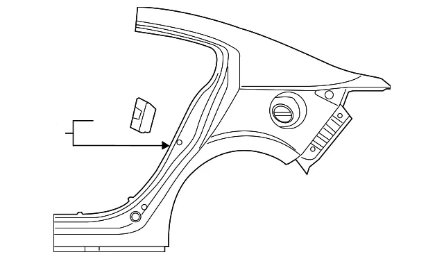 Quarter Panel - Driver's Side (LH) - Mazda (BDYS-71-410)