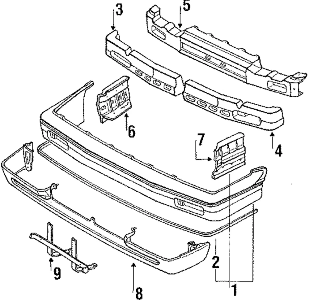 BUMPER MLDG - MAZDA (BF6750035)