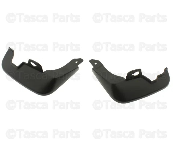 Splash Guards - Front - Black Plastic - Mazda (BHN1-V3-450)