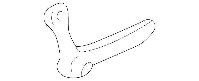 Handle R Pull Frt - Passenger Side (RH) - Mazda (BJ0E-68-D61B-22)
