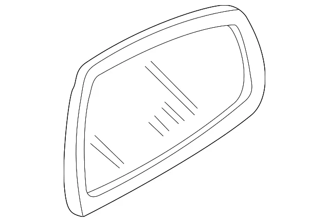 Glass - Driver's Side (LH) - Mazda (BJ0E-69-183)