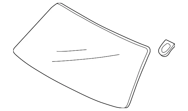 Glass Windshield - MAZDA (BJ0G63900D)