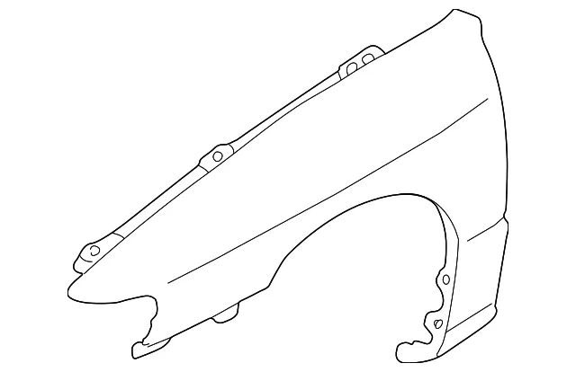 Fender - Driver's Side (LH) - Mazda (BJ0J-52-211A)