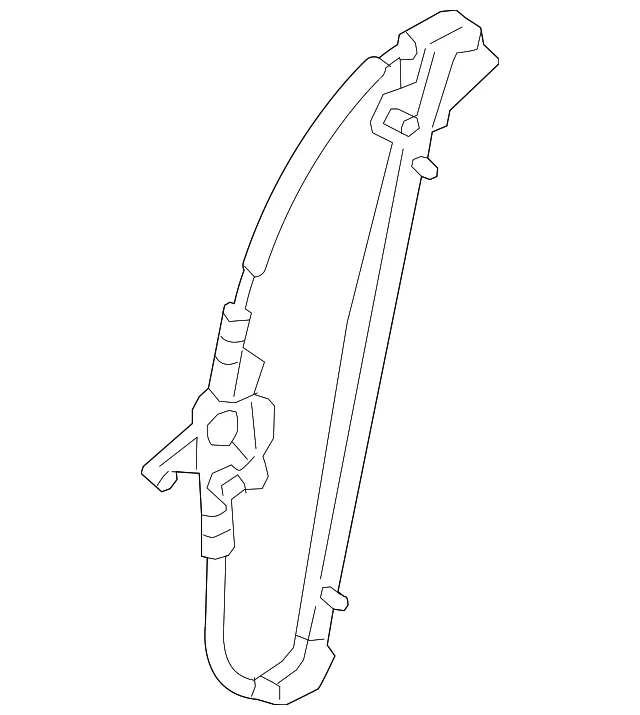 Window Regulator - Driver's Side (LH) - Mazda (BJS7-73-590A)