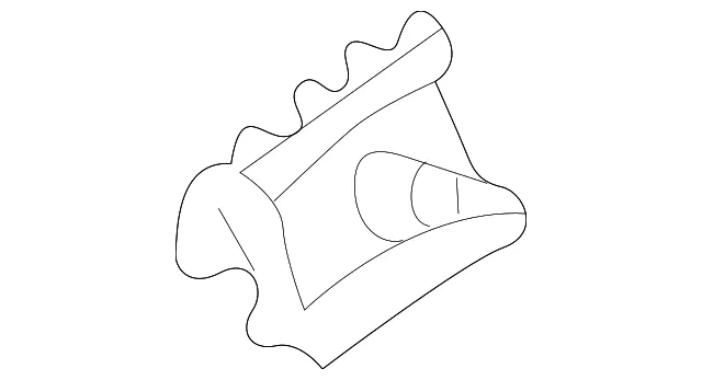 Center Pillar Trim Spacer - Passenger Side (RH) - Mazda (BN6A-68-DF1A)