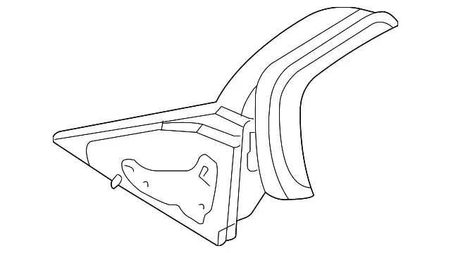Mirror Assembly - Driver's Side (LH) - Mazda (BN8R-69-180K-08)