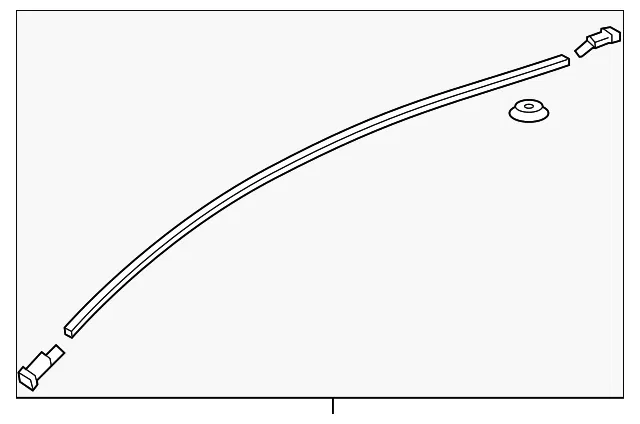 Roof Molding - Driver's Side (LH) - Mazda (BN8V-50-9L0)