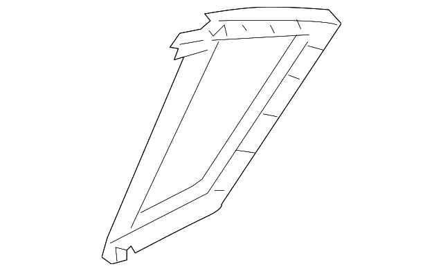 Weatherstrip - Driver's Side (LH) - Mazda (BN8V-73-651A)