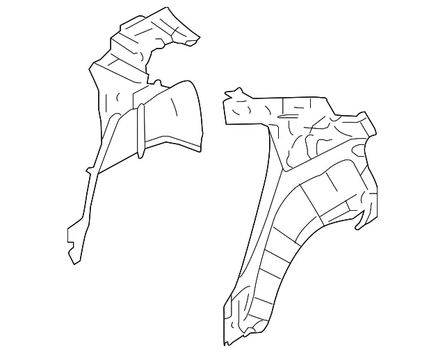 Panel R Rear Pillar - Passenger Side (RH) - Mazda (BNYB-70-100B)