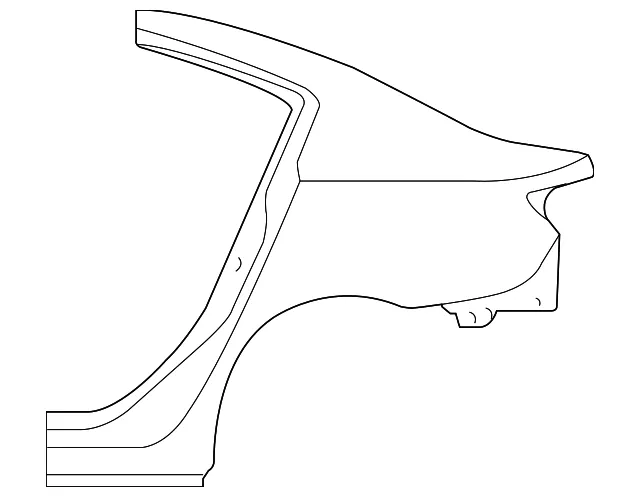 Quarter Panel - Passenger Side (RH) - Mazda (BNYJ-70-410)