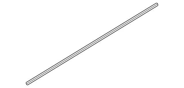 Body Side Molding - Driver's Side (LH) - Mazda (BP4K-50-691-01)