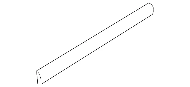 Body Side Molding - Driver's Side (LH) - Mazda (BP4K-50-692A-85)