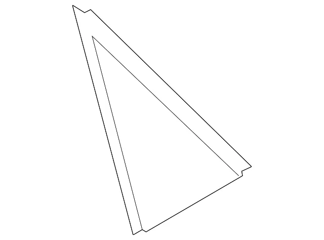 Window Trim - Passenger Side (RH) - Mazda (BP4K-50-M30D)