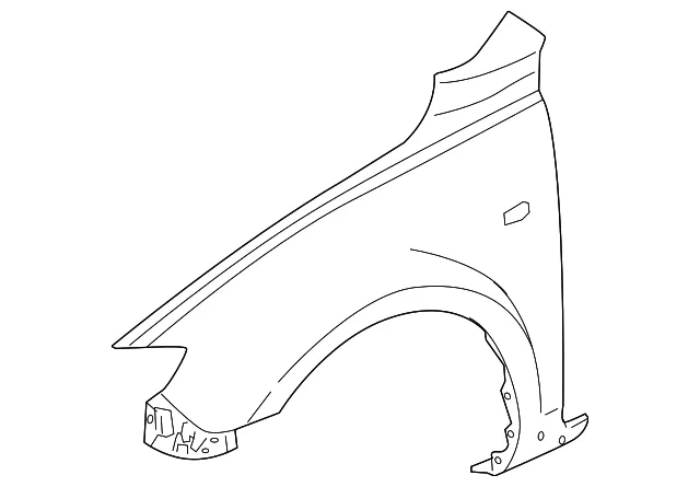 Fender - Passenger Side (RH) - Mazda (BP4K-52-111D)