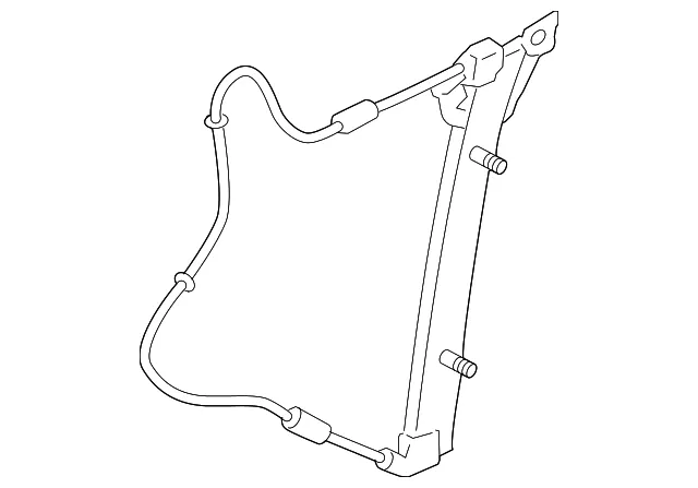 Window Regulator - Driver's Side (LH) - Mazda (BP4K-59-590A)