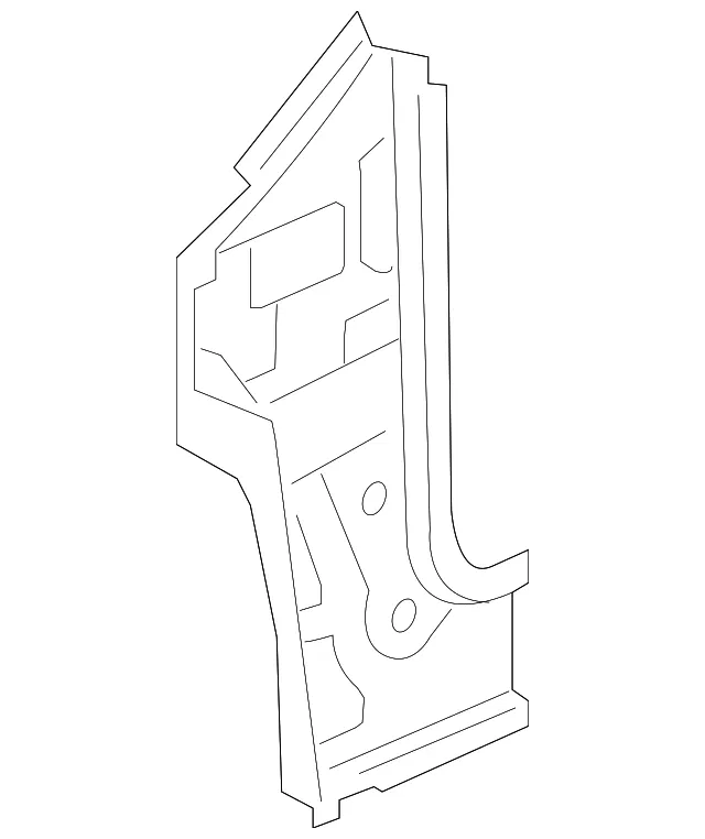 Pillar Rt Hinge - Passenger Side (RH) - Mazda (BP4K-70-230C)