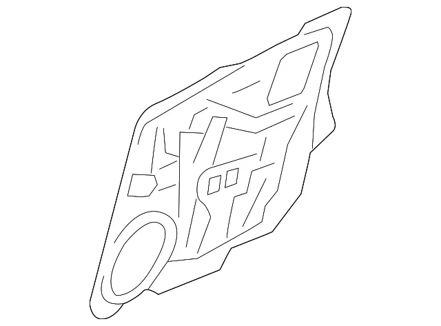Carrier Frt R Door Modul - Passenger Side (RH) - Mazda (BP4L-58-97XG)