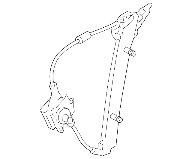 Window Regulator - Driver's Side (LH) - Mazda (BP4L-59-560A)