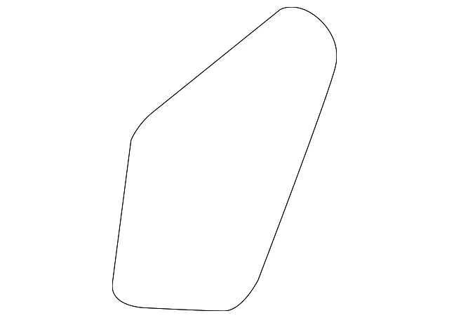 COVER RR L HOLE DOOR IN - MAZDA (BP4L73973)