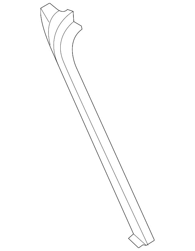 Pillar'C' R - Passenger Side (RH) - Mazda (BPYK-70-44Y)