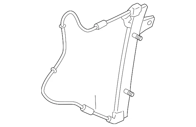 Window Regulator - Passenger Side (RH) - Mazda (C235-58-590B)